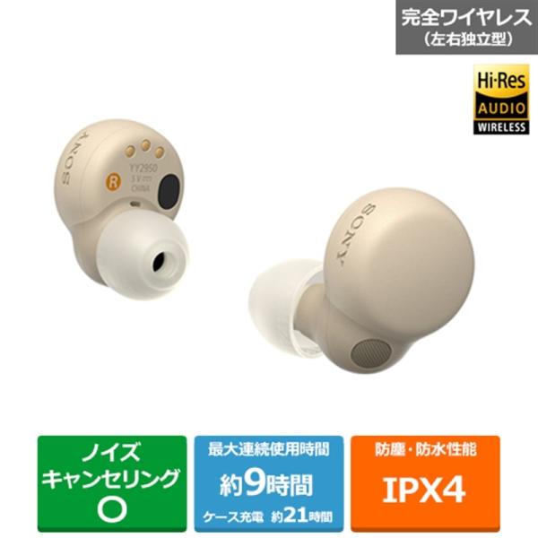 SONY（ソニー） ワイヤレスノイズキャンセリングステレオヘッドセット LinkBuds S WF-...