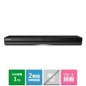 SONY（ソニー） HDD内蔵ブルーレイディスクレコーダ 2チューナー／1TB BDZ-ZW1900｜ksdenki