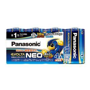 Panasonic（パナソニック） エボルタＮＥＯ　単１電池４本　シュリンクパック LR20NJ/4...