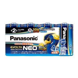 Panasonic（パナソニック） エボルタＮＥＯ　単２電池４本　シュリンクパック LR14NJ/4SW｜ksdenki