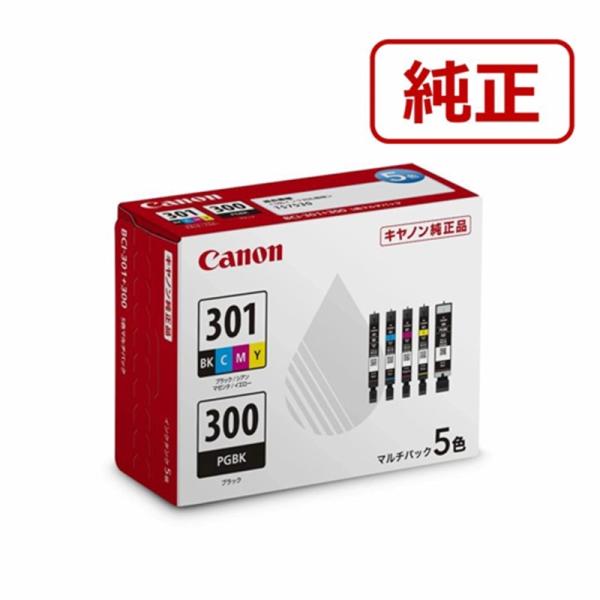 Canon（キヤノン） 純正インクカートリッジ　パック BCI-301+300/5MP