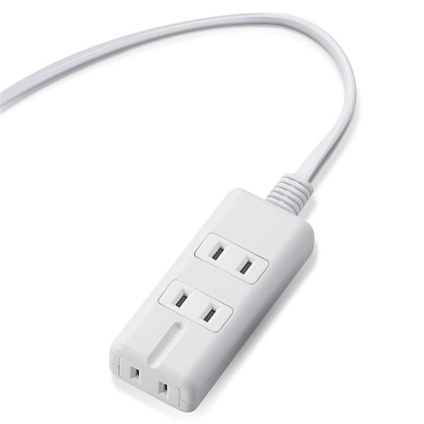 エレコム 磁石タップ／３個口（内３ピン１）／５ｍ T-KM01-2350WH
