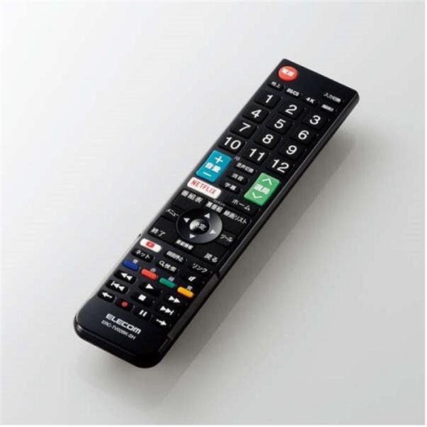 エレコム かんたんTVリモコン　シャープ用 ERC-TV02BK-SH