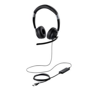 【ELECOM】HS-HP103UNCBK （ヘッドセット） 小型両耳ノイズリダクションヘッドセット - HS-HP103UNCBK