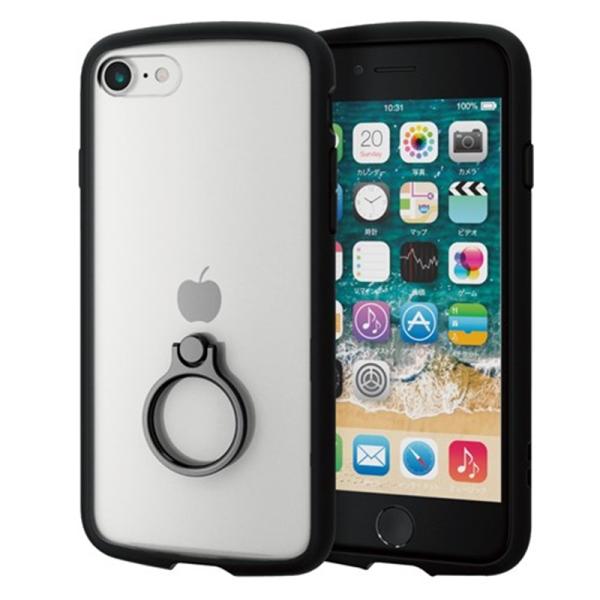 エレコム iPhone SE 第3世代/SE 第2世代/8/7 用 ケース カバー ハイブリッド T...