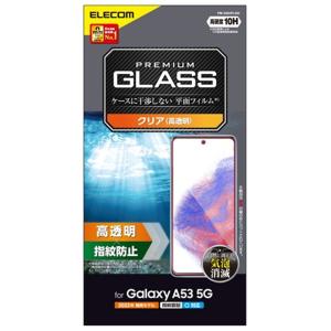 エレコム Galaxy A53 5G用ガラスフィルム PM-G224FLGG｜ksdenki