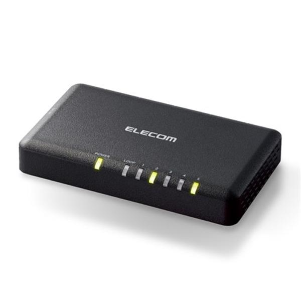 エレコム スイッチングハブ LAN ハブ 5ポート Giga対応 1000/100/10Mbps E...