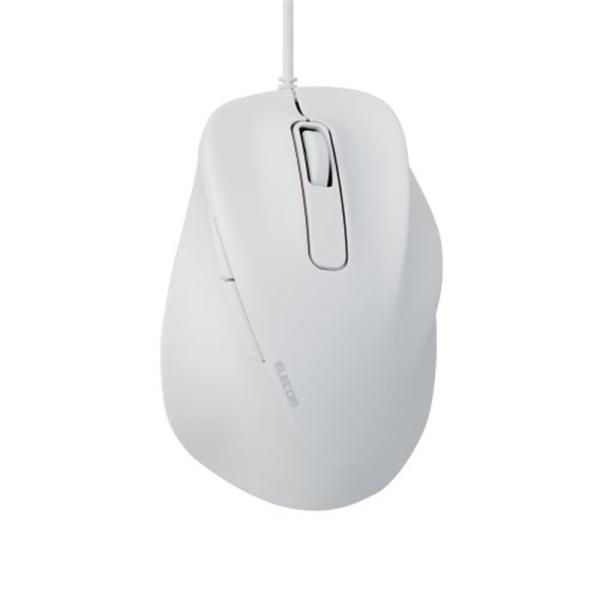 エレコム 有線 マウス 静音 5ボタン 右手専用 Sサイズ EX-G M-XGS30UBSKWH