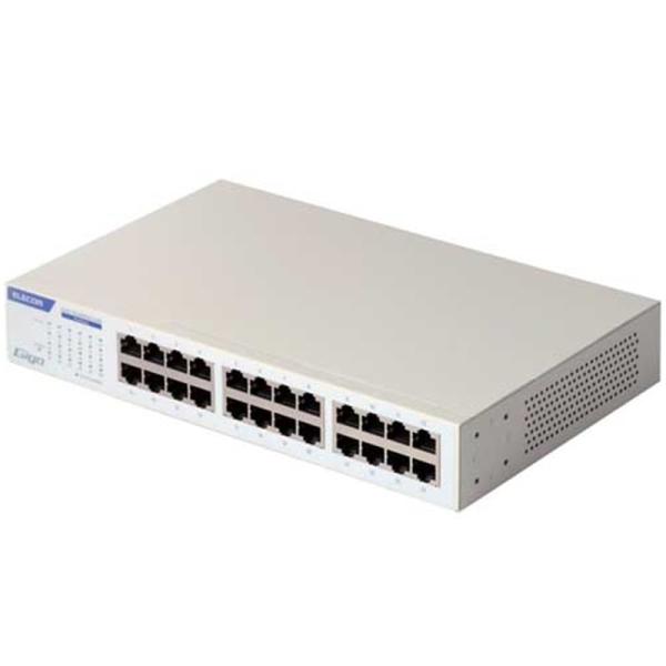 エレコム Giga対応24ポートスイッチ(金属筐体/電源内蔵) EHC-G24MN2-HW