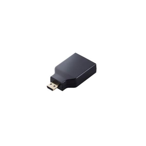 エレコム HDMI変換アダプター（タイプA-タイプD）スリム AD-HDADS3BK