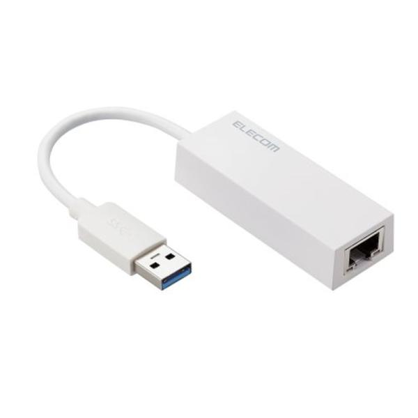 エレコム 有線LANアダプター USB A LANポート ×1ポート EDC-GUA3V2-W