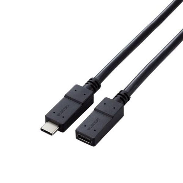 エレコム USB Type C 延長ケーブル 0.5m PD 60W USB3.2(Gen1) US...