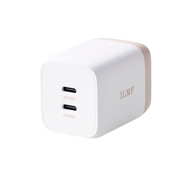 エレコム ILMF USB Power Delivery 65W キューブAC充電器 MPA-ACC...