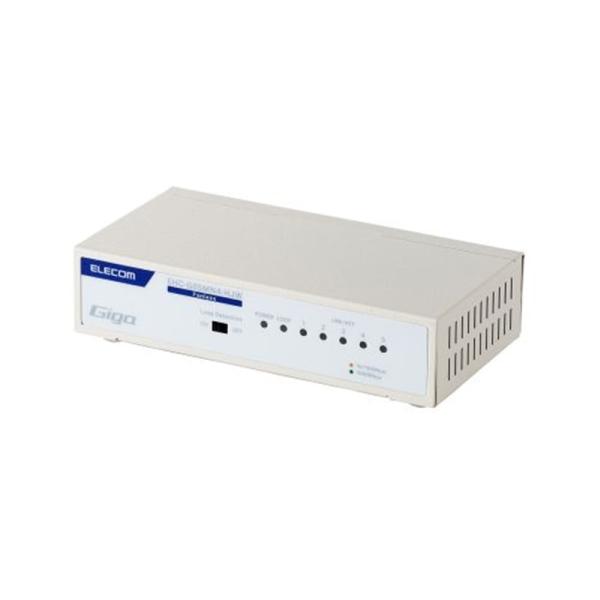 エレコム スイッチングハブ（Giga対応5ポートスイッチ） EHC-G05MN4-HJW