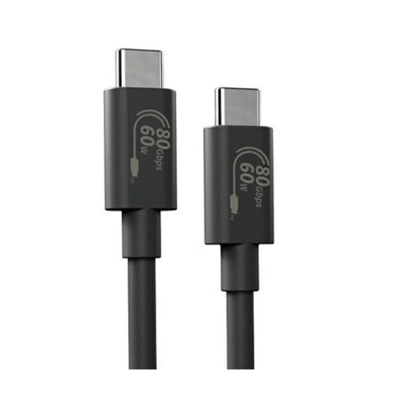エレコム USB 80Gbps(USB4 Version2.0)認証ケーブル USB4-V2CC10...
