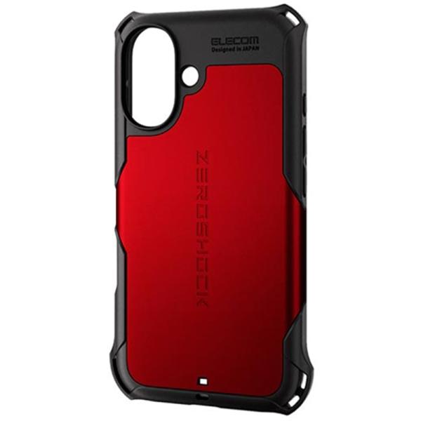 エレコム iPhone 16 ZEROSHOCK ケース PM-A24AZERORD