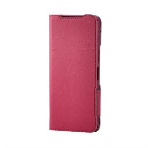 エレコム BASIO active3用 ソフトレザーケース PM-K251PLFUJPND
