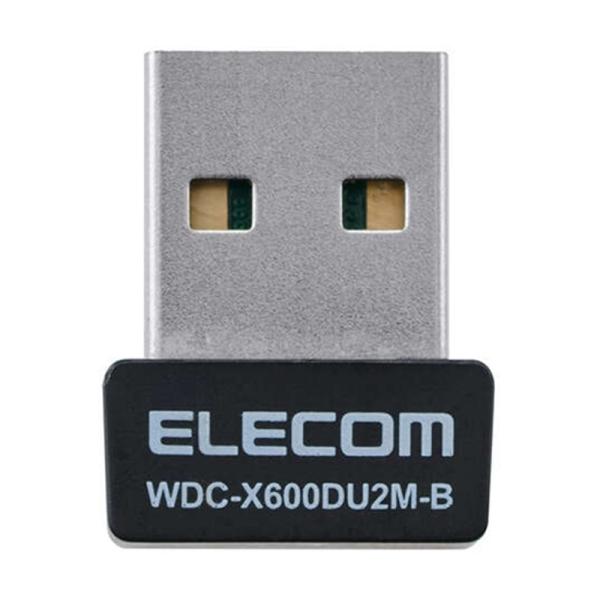 エレコム Wi-Fi 6 USB 480Mbps対応 600Mbps小型無線LANアダプター WDC...