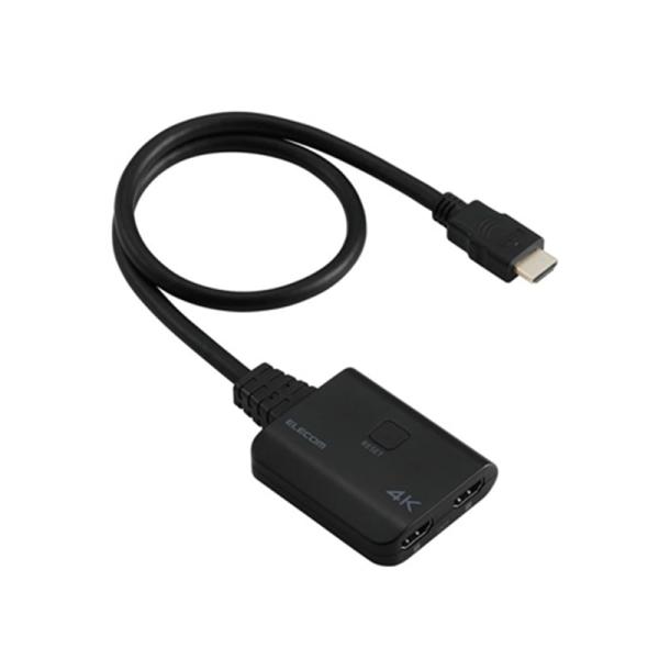 エレコム HDMI(R)分配器 (入力1/出力2) VSP-HD4K120BK