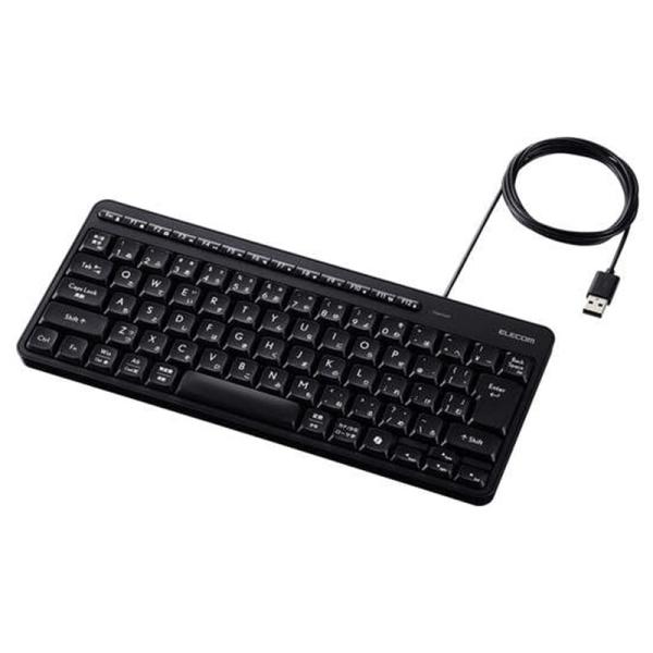 エレコム 有線静音ミニキーボード TK-QT11MUMBK