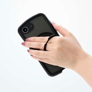 エレコム iPhone 16e対応 ハイブリッドケース（Grippy） PM-A25SGRSTKMBK