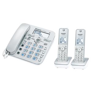 パナソニック コードレス電話機（子機2台付き） VE-GZ32DW-S