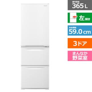 Panasonic（パナソニック） 3ドア冷蔵庫　Cタイプ NR-C374CL-W｜ksdenki