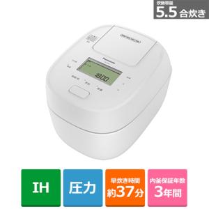 Panasonic（パナソニック） 可変圧力IHジャー炊飯器　おどり炊き　Mシリーズ SR-M10B-W｜ksdenki