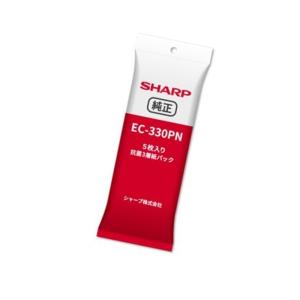 SHARP（シャープ） クリーナー用 抗菌3層 純正紙パック（5枚入り） EC-330PN