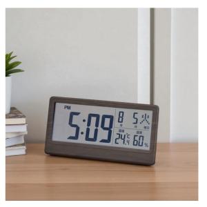 アデッソ 温湿度表示付き電波時計 YH59の詳細画像1