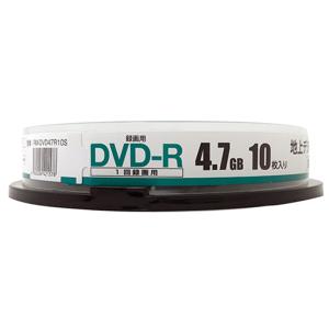 RITEK社製 録画用ＤＶＤ−Ｒ　１６倍速　１層　１０枚　スピンドル RM-DVD47R10S｜ksdenki