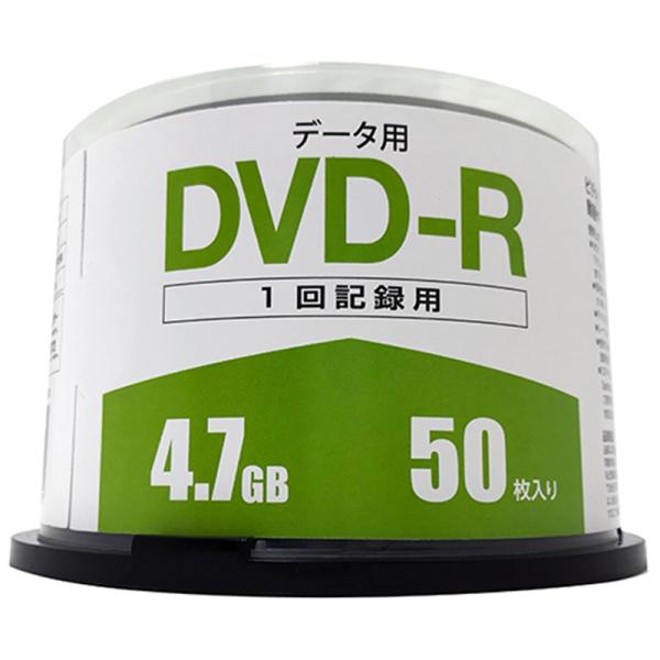 RITEK社製 データ用ＤＶＤ−Ｒ　１６倍速　１層　５０枚　スピンドル RM-DVD47R50SD