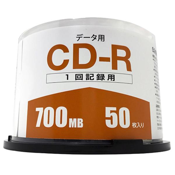 RITEK社製 データ用ＣＤ−Ｒ　５２倍速　５０枚　スピンドル RM-CD700R50SD