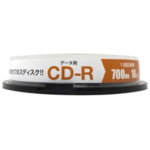 RITEK社製 データ用ＣＤ−Ｒ　５２倍速　１０枚　スピンドル RM-CD700R10SD｜ksdenki