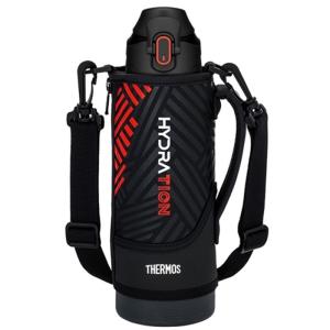 サーモス 真空断熱スポーツボトル 1L FHT-1002F BKV ブラック