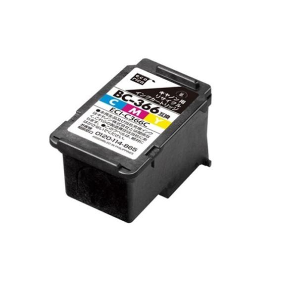 エコリカ BC-366 互換リサイクルインクカートリッジ ECI-C366C