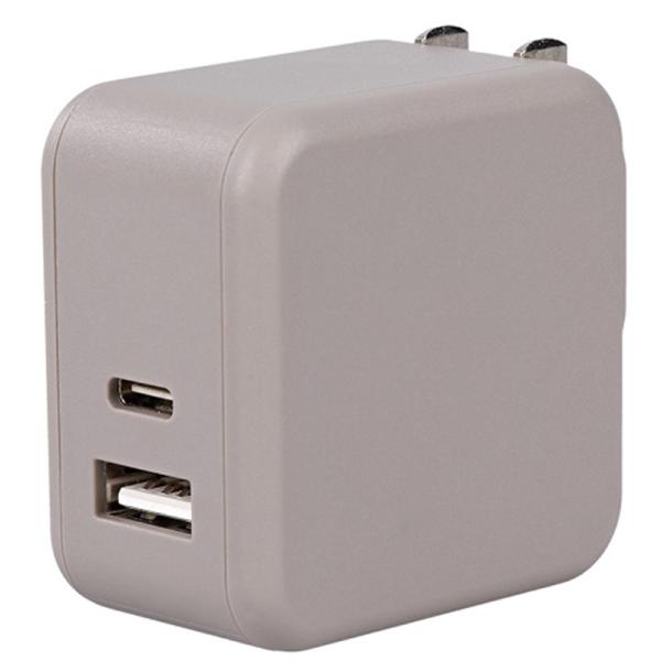 MOTTERU（モッテル） AC充電器 MOT-ACPD35WU1-GY