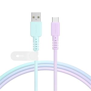 MOTTERU（モッテル） グラデーションケーブル USB-A to USB-C 1m MOT-SCBACG100-MD