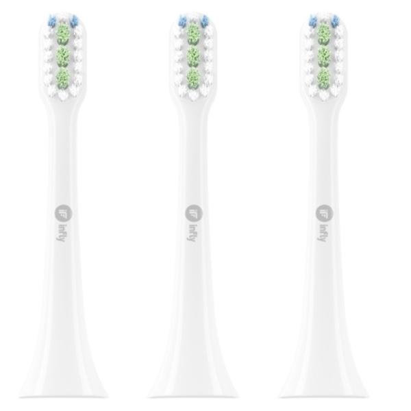 ＱＣＹ 替ハブラシ（３本）ｉｎｆｌｙ IF-PT02RB03WH