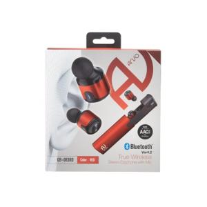 クオリティトラストジャパン Arvoシリーズ Bluetooth ver4.2 TrueWireless ステレオイヤホンマイク QB-083RD レッド