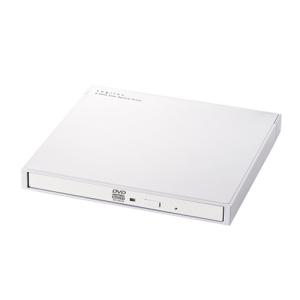 Logitec（ロジテック） USB3.2 (Gen1)ポータブルDVDドライブ　書込ソフト付き LDR-PWA8U3CLWH｜ksdenki