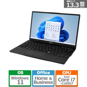 富士通 13.3型ワイド モバイルパソコン FMV LIFEBOOK UHシリーズ FMVU90F3B ピクトブラック