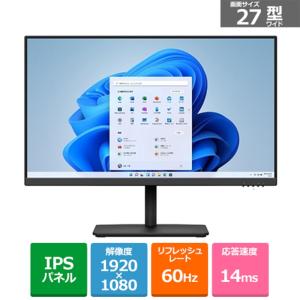 富士通 27型ワイド液晶ディスプレイ VTF27011BT｜ksdenki