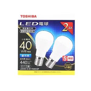 TOSHIBA 東芝（TOSHIBA） LED電球 LDA5L-G-E17/S/D40W