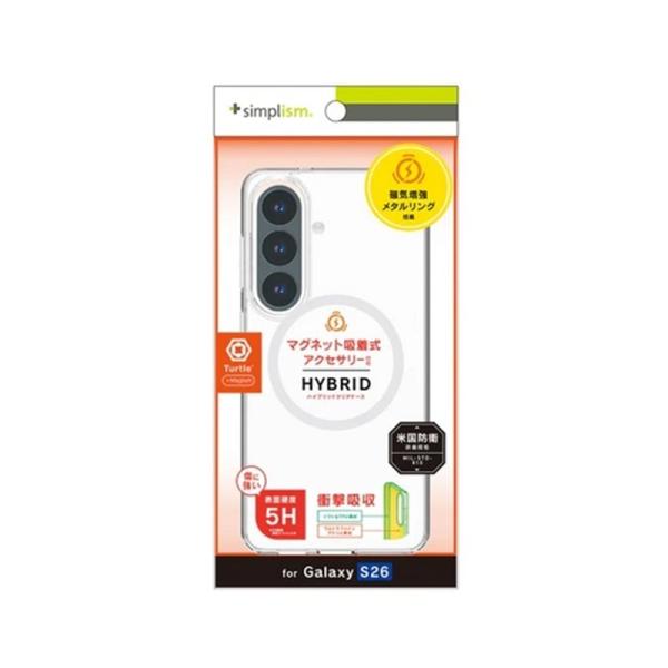 トリニティ Galaxy S26対応  [Turtle] ハイブリッドクリアケース TR-GA26S...