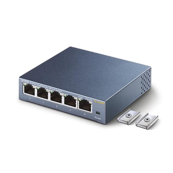 TP-Link（ティーピーリンク） 5ポート ギガビット らくらくマウントスイッチングハブ TL-S...