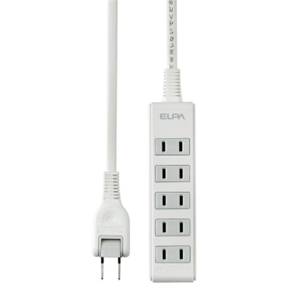 ELPA コンパクトタップ　５Ｐ３Ｍ LPT-503N(W)