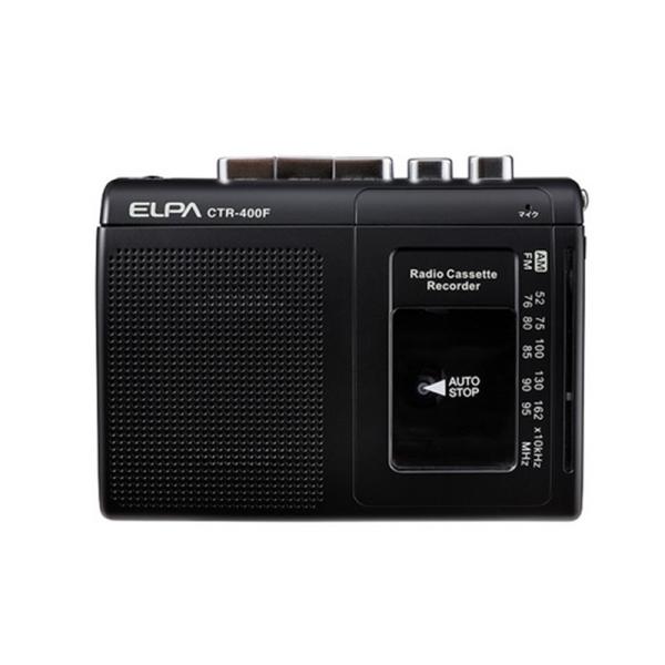 ELPA ラジオ付カセットテープレコーダー CTR-400F