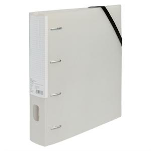 ナカバヤシ どっさり個別Dリングファイル 4穴 A4ワイド RF1035GY