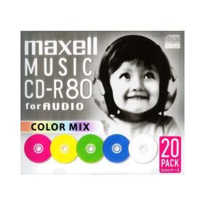 maxell（マクセル） 音楽用ＣＤ−Ｒ CDRA80MIX.S1P20S